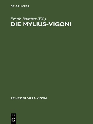 cover image of Die Mylius-Vigoni